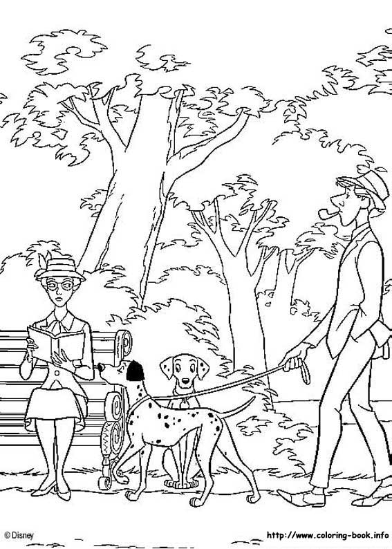 101 Dalmatians coloring picture